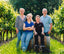 Familie Lamberth Familie in den Weinreben
